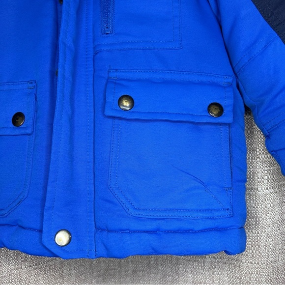 Outdoor Kids Blue & Navy Winter Jacket | Size 2T - Picture 4 of 11